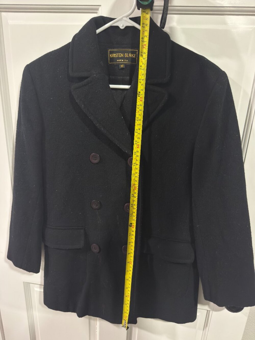Kristen Blake Black Coat XS Size - Picture 3 of 6